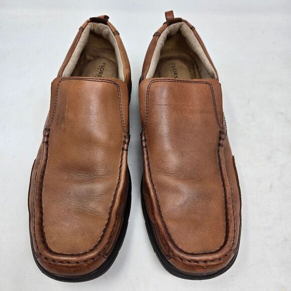 FLORSHEIM Men\'s Brown Leather Slip-On Loafer Shoes‎ Size 7.5M 13105 main image 6